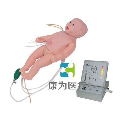 张掖“康为医疗”全功能新生儿高级标准化模拟病人（护理、CPR、听诊、除颤起博、心电监护五合一）