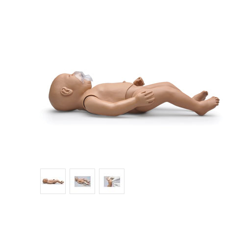 德国3B Scientific®新生儿CPR训练和综合护理模拟人，带控制器