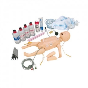 德国3B Scientific®全功能婴儿急救人体模型，带交互式ECG模拟装置